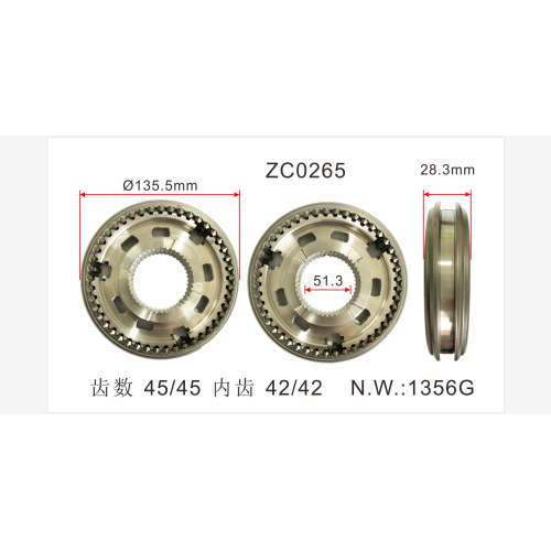 JAPANESE CARS MANUAL GEARBOX PARTS SYNCHRONIZER OEM 8-97241-298-2 FOR 4HF1 4JH1 4HG1-T NKR71 NPR66